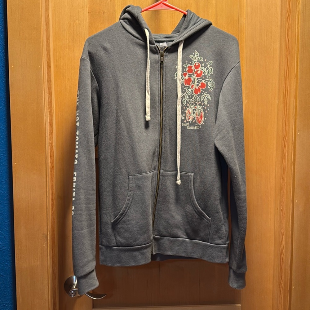 Grey hoody from Hot Tomato in Fruita